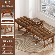 원목 오리지 나무 테라스 13 안락의자 사우나 흔들의자, 1개, 3단 리클라이너 모델 펄 쿠션 포함 내추럴 A