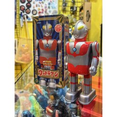 MARMIT MINI TINTOY 超人力霸王 鐵皮發條玩具 ウルトラマン 日製復刻懷舊玩具 附盒, 1個