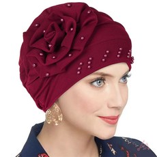 행운군 비즈 꽃모자 패션모자