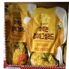 코스트코 짜먹는 감자에그샐러드 아이스포장, 2개, 1.3kg
