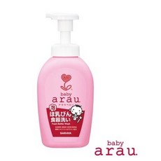 貝貝媽咪小舖 奶瓶奶嘴洗潔劑 慕斯 新款包裝 arau.baby 愛樂寶 寶貝（日本原裝 ）清潔泡泡, 1個, 罐裝