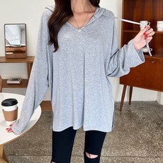 마이쏭 여성 루즈핏 여리핏후드롱티