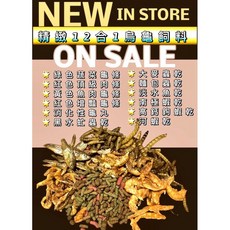 仟虹 澤龜飼料 龜糧 烏龜飼料 水龜飼料 含南極蝦乾 麵包蟲乾 黑水虻 適用烏龜 水龜, 1個, 精緻12合一烏龜主食,1000ml