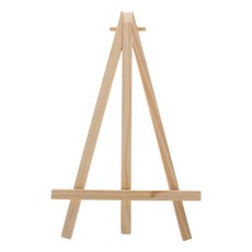 천연 나무 미니 이젤 프레임 삼각대 디스플레이 회의 웨딩 테이블 번호 명함 스탠드, 12x20cm