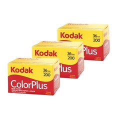 코닥필름 컬러플러스 200-36컷 3롤 필카 135mm일반필름, 1개, 코닥컬러플러스 200-36컷 3롤