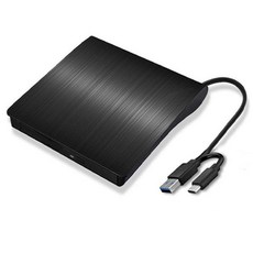 외장 DVD CD 드라이브 USB3.0＆Type-C 양 대응 고속 데이터 전송 조용한 설계