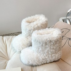 구름몽글퍼부츠 아동 여아 키즈 방한화 유아 유아동 겨울 털신 남아 방한 신발 털 부츠