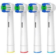 Oral-B 브라운과 호환되는 교체용 칫솔 헤드 전문가용 전동 헤드 브러시 4개 오랄비 리필 프로 500/1000/1500/3000/3757/5000/7000/7500/80, 1 Count (Pack of 8)