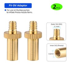 자전거 공기 주입 커넥터 프레스타 슈레이더 노즐 12V1 대형 코어 엔지니어링 차량 타이어 밸브 어댑터, FV DV P040P2