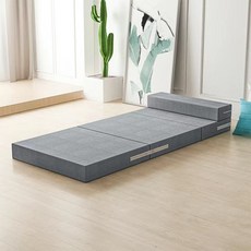 ANYOU 4단 접이식 매트리스 10cm 고밀도 항균기능 바닥 매트리스