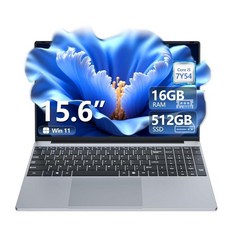 AVENKA 게이밍 노트북 i5-7Y54 15.6인치 노트북(최대 3.20GHz) 16GB RAM 512GB SSD용 비즈니스 노트북 컴퓨터 풀 HD 1920X1080 디, I5-7Y54-16-512GB SSD
