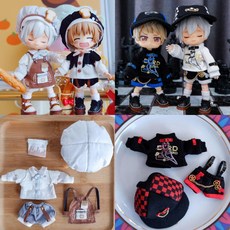 오비츠 OB11 구체관절 인형 신발 요리사 몰리 베이커 수트 바디 반바지 모자 페이스트리 1/12bjd 액세서리 상의, 12=greenshoes-1, 1개