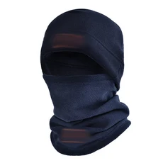 겨울용 5V USB 전기 온열 패드 추위 방지 용 히팅 매트리스 3단계 조절 워머 야외 캠핑용, 01 Navy Blue