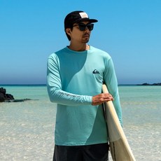 퀵실버 QUIKSILVER 남성 루즈핏 래쉬가드 MT1080BQS