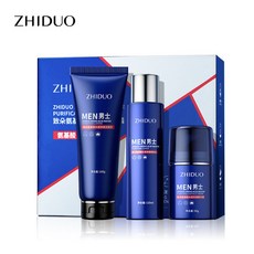 MAZO 燕窩蛋白肽 凝潤水乳套裝 深層補水保濕 滋養修護 彈潤緊緻 護膚套盒, 1個, 致朵氨基酸水潤酷淨套裝