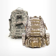 HOOT 밀리터리 기본형) 백팩(데저트 멀티 디지털 등산용