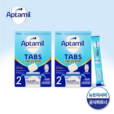 [독일직항] 압타밀 이지 탭스 2단계 간편분유 (21스틱) x 2박스, 21개입