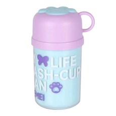 多功能三合一旅行漱口杯 雙層可愛漱口杯 便攜式兒童洗漱套裝 旅行漱口杯 牙刷杯 牙刷牙膏收納, 天空藍/小號, 1個