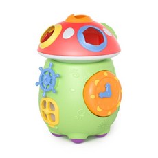 TUMAMA KIDS 嬰兒形狀積木配對盒 蘑菇車音樂益智玩具, 蘑菇車配對盒, 1個