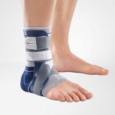 【保爾芬德】MalleoLoc L3 德國頂級運動護具 輕薄塑形穩定護踝（加強型）, 1個, 鈦灰色（左）,1