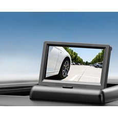 차량용 사이드 카메라 방수 버스 트럭 화물차 4.3인치 접이식 단일 A, 4.3인치 단일 후방 + 5m 연장 케이블