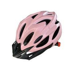男女戶外騎行腳踏車公路車一體成型頭盔, 粉紅色, 1個