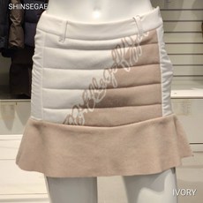 엘르골프 (6I81852 220) 2022 여성 겨울 하이브리드 패딩 스커트 2801036