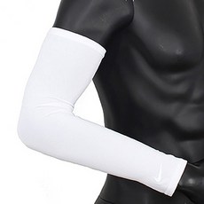 NIKE 耐吉 韓國運動袖套 輕量跑步袖套 白色