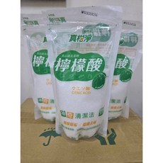 真柑淨 台灣製 400g 100%天然檸檬酸 熱水瓶洗淨劑 天然洗淨劑 飲水機洗淨劑 水垢專用清潔劑, 1個