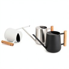 不鏽鋼長嘴噴霧壺 1公升 黑色, 1升 砂光, 1個