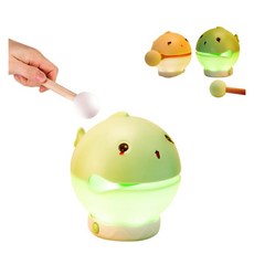 목탁 무드등 스트레스 해소 USB 충전식 인테리어 조명 취침등, 핑크