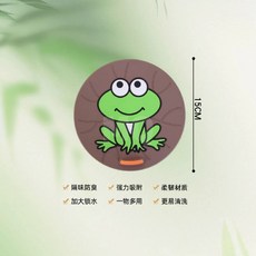 地漏防臭硅膠墊，下水道防臭密封蓋，衛生間浴室防蟲神器, 卡其色【1個裝】青蛙防臭地漏蓋【高定版】