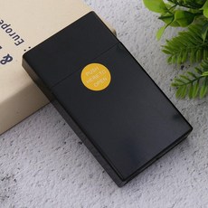 1PC 담배 상자 케이스 플라스틱 자동 버튼 담배 커버 홀더 컨테이너 4 색 담배 상자 배치, 1개