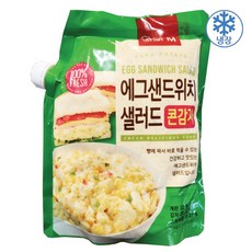 쉐프엠 짜먹는 콘감자 에그 샐러드 1kg, 아이스팩 포장, 1개