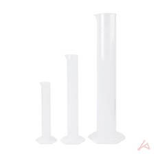 험관 플라스틱 실린더 50ml 눈금 용기