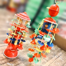 伍拾錢 發條玩具 兒童神器 發條風鈴 旋轉發條鈴 童趣 古早味 樂趣 收藏, 1個, 擺