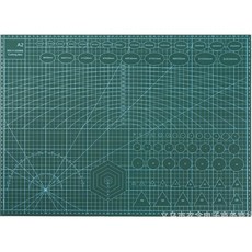 블링오피스 양면 데스크 컷팅 매트, 초록