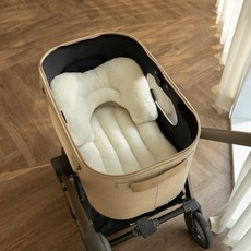 HARRYS PET Fleece coco系列寵物推車專用枕, 香草白