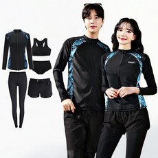 서프라이더 남녀 상하의 5종 풀세트 프린팅 집업 래쉬가드 빅사이즈 /SURFRIDER