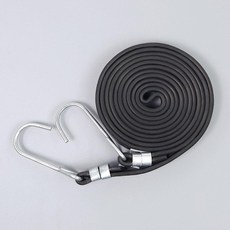 2M 고탄성 스트랩 줄 고무 밴드 후크형 캠핑 자전거 짐 고정 오토바이끈, 1개, 상세페이지 참조