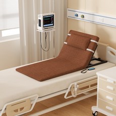 전동 침대 등받이 75와이드 리클라이너 수동 모션베드 매트리스 각도, 90cm 와이드 전동 브라운 롱