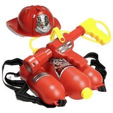월성산업사 소방관 물총 역할놀이 세트, 혼합, 1개