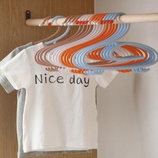 PA 옷걸이 10개 소형 미니 오리모양 귀여운, 1개, 화이트