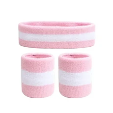 쿠쿠스토어 3개/대 스포츠 머리띠 Sweatband 높은 탄성 야외 땀 밴드 팔찌 운동 테니스 Headwrap, 07 0