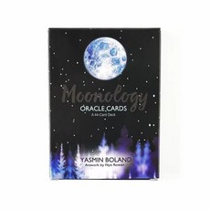 女巫卡塔牌屋 - 10.5*7.3cm月亮神諭卡 桌遊 卡牌遊戲 英文桌遊 占卜Moonology Oracle月相神諭, 1個, 12