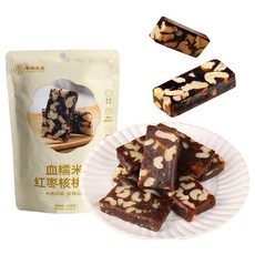 수제 대추 호두 찹쌀파이 중국 건강식품 떡 스낵, 개별포장, 108g, 2개