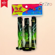 파티클럽 팝콘분수 3개입 14.7cm 파티용품 생일 홈파티 장식 촬영소품 기념일