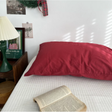 베이직 심플 컬러 베개커버