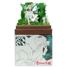 지브리 모형 집 종이접기모형 이웃집토토로 마녀배달부키키 라퓨타 센과치히로의 행방불명, 피콕 블루 MP07-138