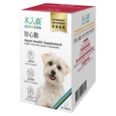 MORESON 木入森 犬寶珍心動，添加Omega-3及牛磺酸，守護愛犬心臟健康，維持心血管機能, 1, 心臟支持, 60